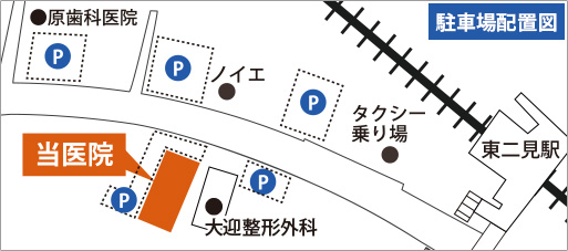 新見眼科:駐車場 新見眼科:駐車場