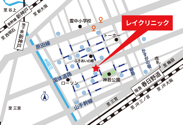 レイクリニック地図 レイクリニック地図